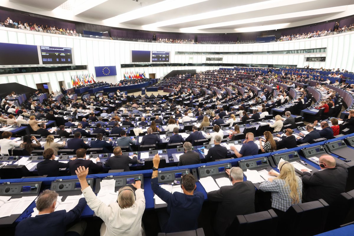 La session plénière se déroule au Parlement européen à Strasbourg du 8 au 11 septembre. 
Consultez le programme détaillé et toutes les informations relatives à cette session ⬇️
europa.eu/!m9Fp8u