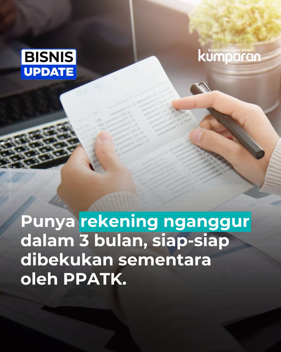 Rekening nganggur atau berstatus dormant diberlakukan setelah tidak ada aktivitas selama 3 hingga 12 bulan, atau tergantung kebijakan masing-masing bank.

Nasabah yang rekeningnya terkena penghentian sementara oleh PPATK dapat mengajukan keberatan dengan mengisi formulir melalui