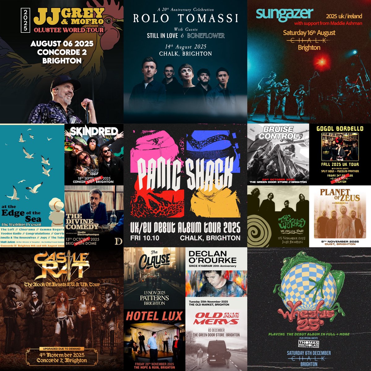 LoutPromotions's tweet image. Loads still to look forward to for us in 2025 including The Wedding Present, Rolo Tomassi, Panic Shack, Skindred, The Divine Comedy, Castle Rat, Wheatus, Sungazer, The Wytches, Planet of Zeus and so much more!
Tickets 👉 LoutPromotions.co.uk