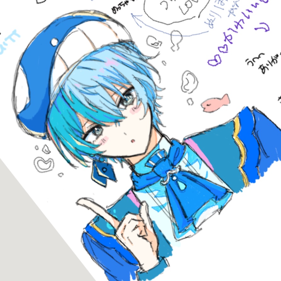 neco_305's tweet image. 絵チャお邪魔しました〜〜！
 #prsk_FA