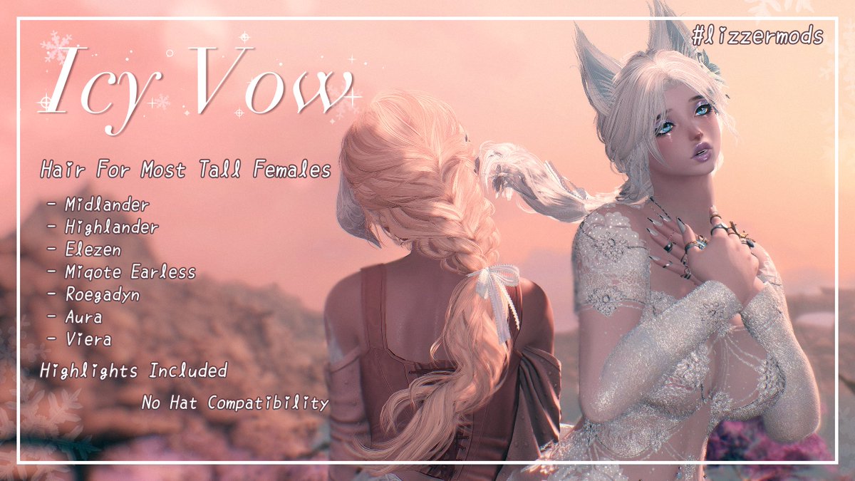 ❄️𝓘𝓬𝔂 𝓥𝓸𝔀❄️- A Love and Deepspace port for the ladies!
This time, for most tall females!

Download in the replies!
#lizzermods