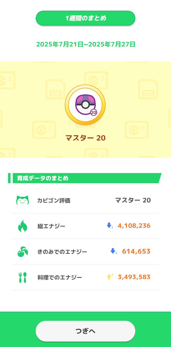 onigiri_pass's tweet image. #ポケスリ2周年をいっしょに
イベント2週目はシアンでマスター20達成できた!ホウエン御三家祭りになった2週間で楽しかった✨ アメ2.5倍だったりとか経験値ボーナスがありがたすぎたからもっと定期的にやってほしい…!