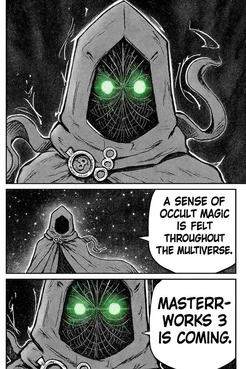 Masterworks 3 is taking shape!

A completely different universe, shrouded in magic!

Rare Sats at the core, art used as a catalyst

Masterworks 3 is for the people. You bring the ingredients, we bring the free mint! 🫡

RT and let the true magic happen on Bitcoin! 🪄