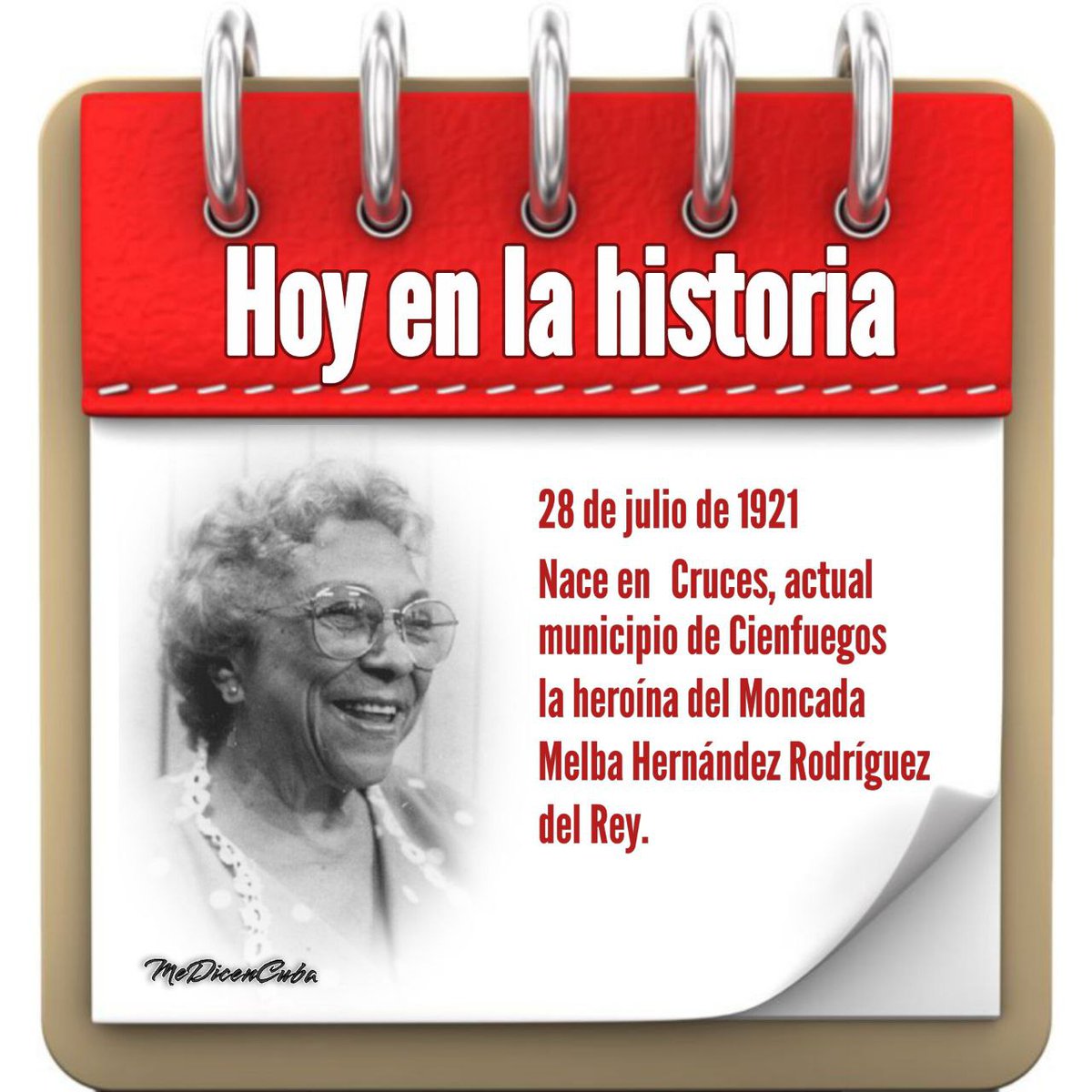 #ConMisPropiasManos pregunto
¿Por qué la historia tiene esa bendita manía de agrupar las fechas?
🌹Melba Hernández 
🌹Haidée Santamaría 
Unidas más allá de cualquier fecha o suceso.
Unidas, porque son pura historia🇨🇺 
Unidas por el valor, el ejemplo y el Amor
#DeZurdaTeam