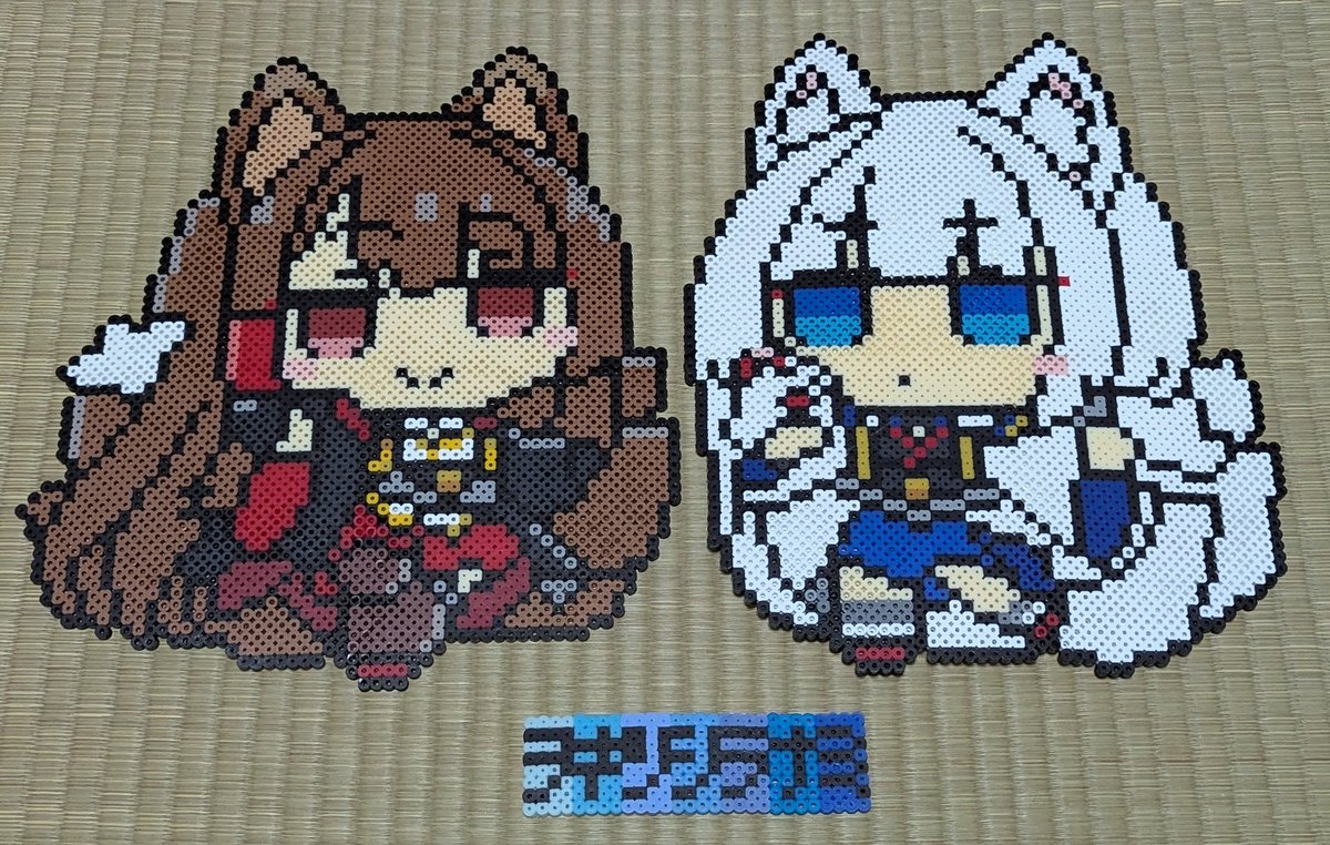 アズールレーン8周年おめでとうございます🎉
ふもふも一航戦かわいい✨
#アズレン8周年アート
<a href="/azurlane_staff/">アズールレーン公式</a> 
#アズールレーン
#アイロンビーズ