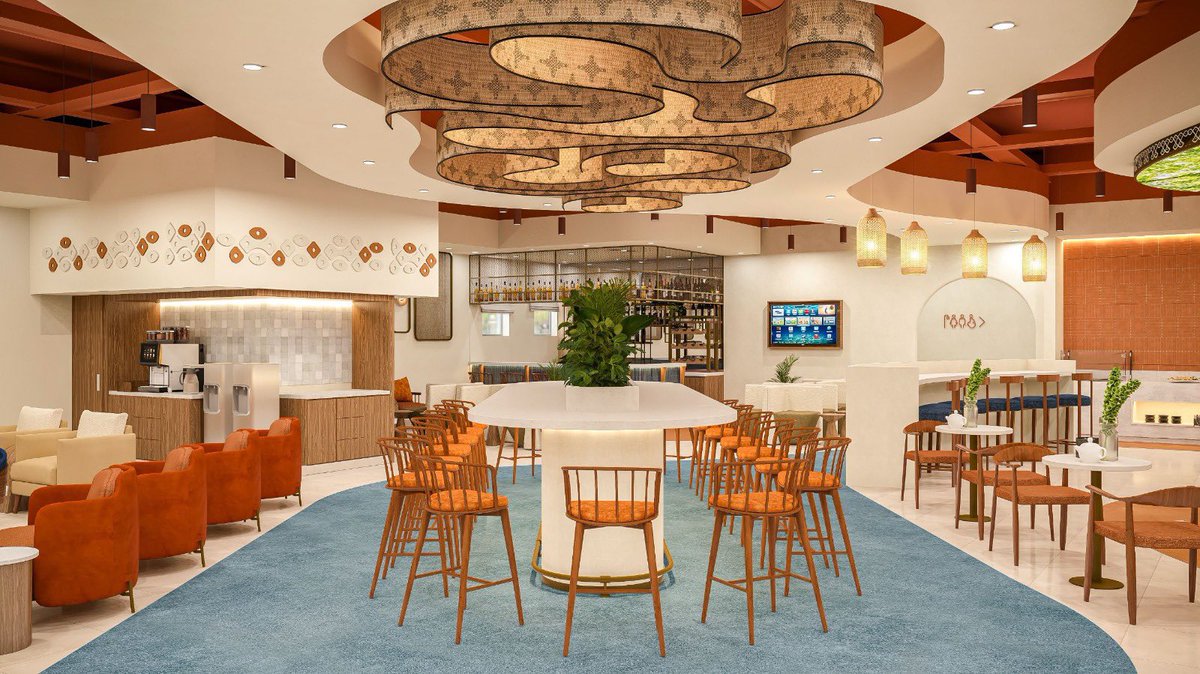 Updatestrichy2's tweet image. The Bangaluru Airport services limited annonced opening of O’Vetra Lounge in Trichy Airport 👏
♦️ International Lounge Size - 6640 sqft - 150 Pax capacity
♦️ Domestic Lounge Size - 4843 Sqft - 107 Pax
#Trichy #Lounge #TRZ #Travel
