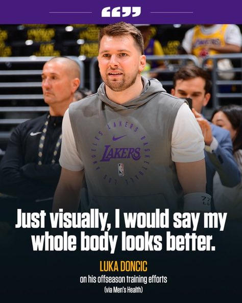 OOSSports's tweet image. Can Luka Doncic bring home his first #NBA MVP with the Purple & Gold??? 👀 #LakeShow