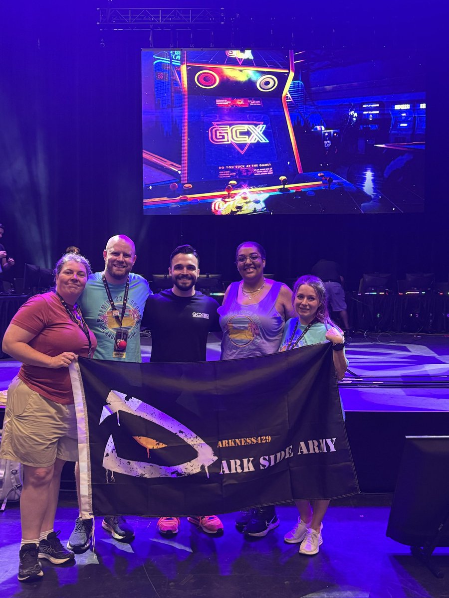 Skrayla's tweet photo. Got to meet up with old friends and make new ones! Proud to say that I’m a part of this community of amazing people. I’m ready for 2026 already! Now excuse me while I go cry because I miss everyone! #GamingDoesGood #GCX2025 https://t.co/7MX8tc33C3