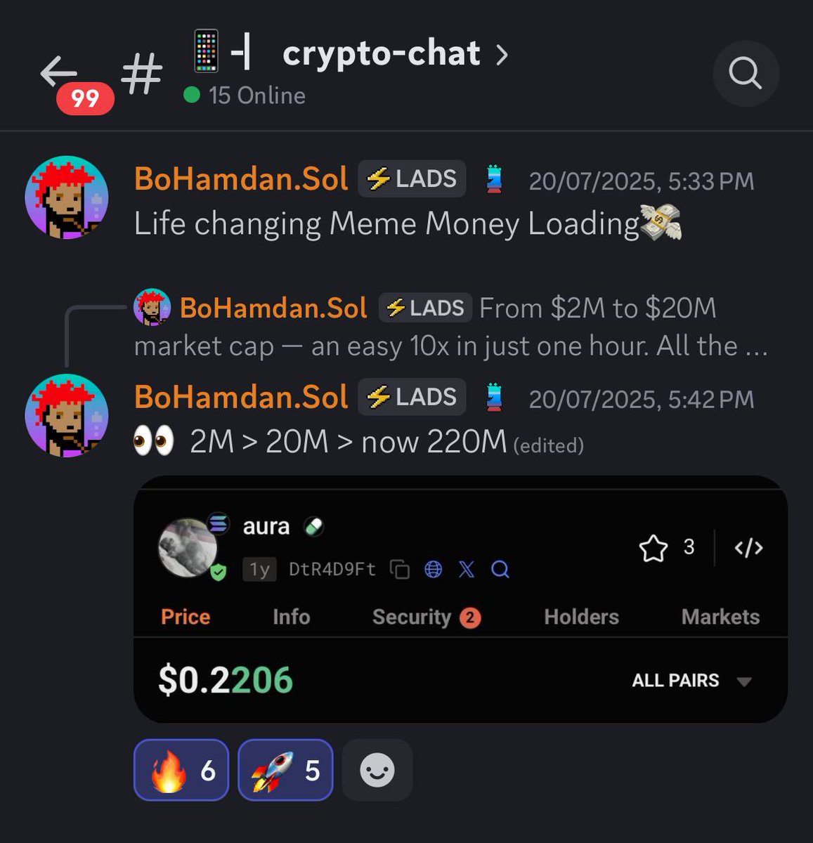 Our discord community is making some solid profits.

@forixo_  - A community built for traders.

Giving 5 people the access to our private discord, comment if you want to be a part.