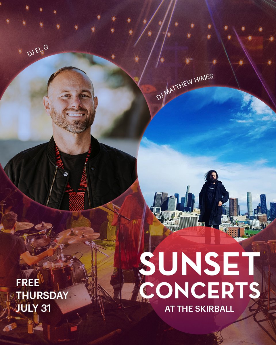 ZZK Records (@zzkrecords) on Twitter photo 🔥 THIS THURSDAY in #LosAngeles 🌴 FREE #SunsetConcert
<a href="/FrenteCumbiero/">Frente Cumbiero</a> + <a href="/mulaband_/">MULA</a>
bring brass-heavy cumbia dub and futuristic dembow to Skirball Cultural Center.
Doors 6PM | 🎧 DJs El G <a href="/grantcdull/">Grant C. Dull</a> + Madrugada
🌅 Outdoors, under the sunset. RSVP: skirball.org/sunsetconcerts… 🔥 THIS THURSDAY in #LosAngeles 🌴 FREE #SunsetConcert
<a href="/FrenteCumbiero/">Frente Cumbiero</a> + <a href="/mulaband_/">MULA</a>
bring brass-heavy cumbia dub and futuristic dembow to Skirball Cultural Center.
Doors 6PM | 🎧 DJs El G <a href="/grantcdull/">Grant C. Dull</a> + Madrugada
🌅 Outdoors, under the sunset. RSVP: skirball.org/sunsetconcerts…