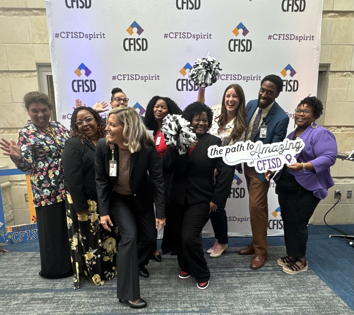 We’re thrilled to kick off a new school year with our amazing admin team at Watkins Middle School! Proud to lead the way for our Bulldogs and excited for all that’s ahead! 🐾📚#BulldogPride #CFISDspirit