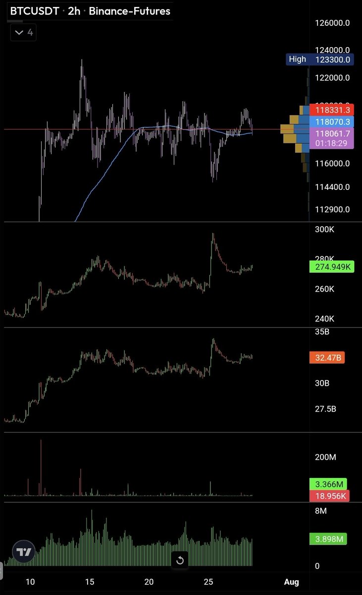 seth_fin's tweet image. #BITCOIN BULLS NEED TO HOLD 118K. THE POC IS IMPORTANT. 🙏🔥