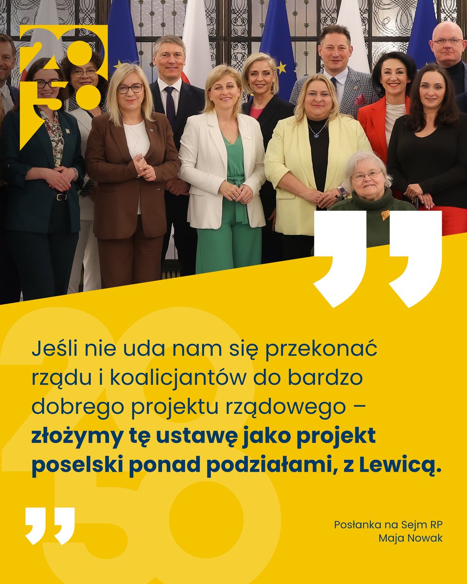 PL_2050's tweet image. Jeśli rząd nie złoży ustawy o asystencji, zrobimy to my. Ponad podziałami 💪🏻