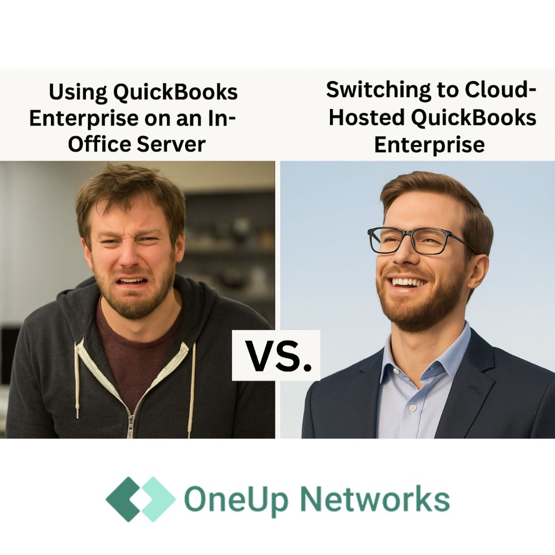 _OneUpNetworks's tweet photo. From frustration to freedom — switch to cloud-hosted QuickBooks Enterprise with OneUp Networks!

#OneUpNetworks #CloudHosting #AccountingTech #AccountingMemes #MSPmemes #OneUpLaughs #RelatableMemes #TechSupportLife https://t.co/TR6srbxoUj