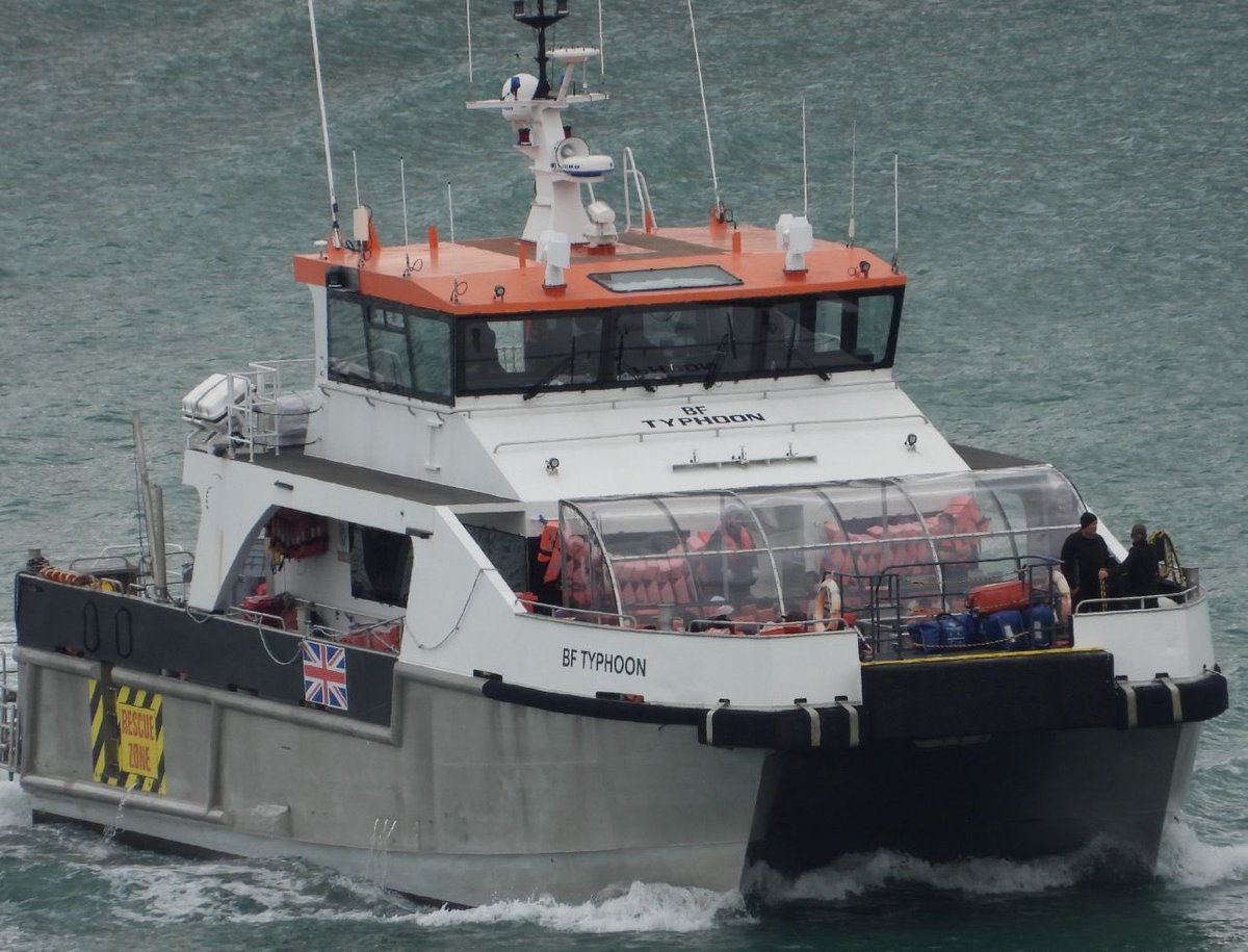 96 migrants in two boats were brought to Dover yesterday.