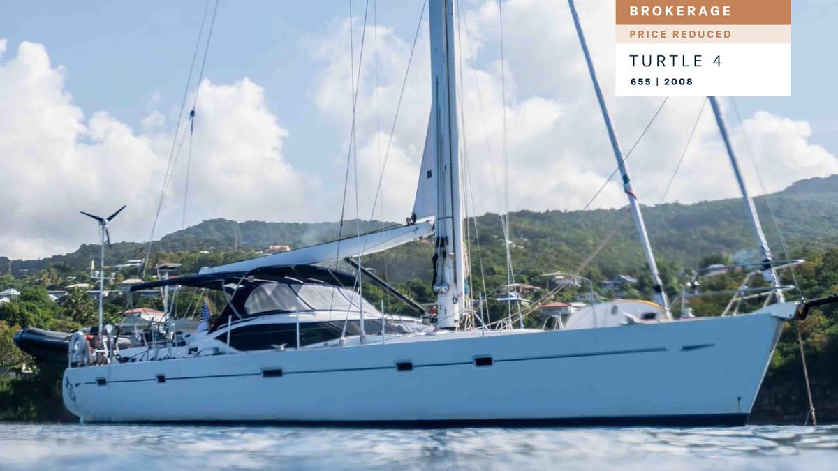 BROKERAGE - PRICE REDUCED
Turtle 4 | 655 | 2008

Award-winning 655 with a fantastic spec, versatile for private adventures or chartering. 

Discover: oysteryachts.com/sailing-yachts…

#OysterYachts #OysterBrokerage