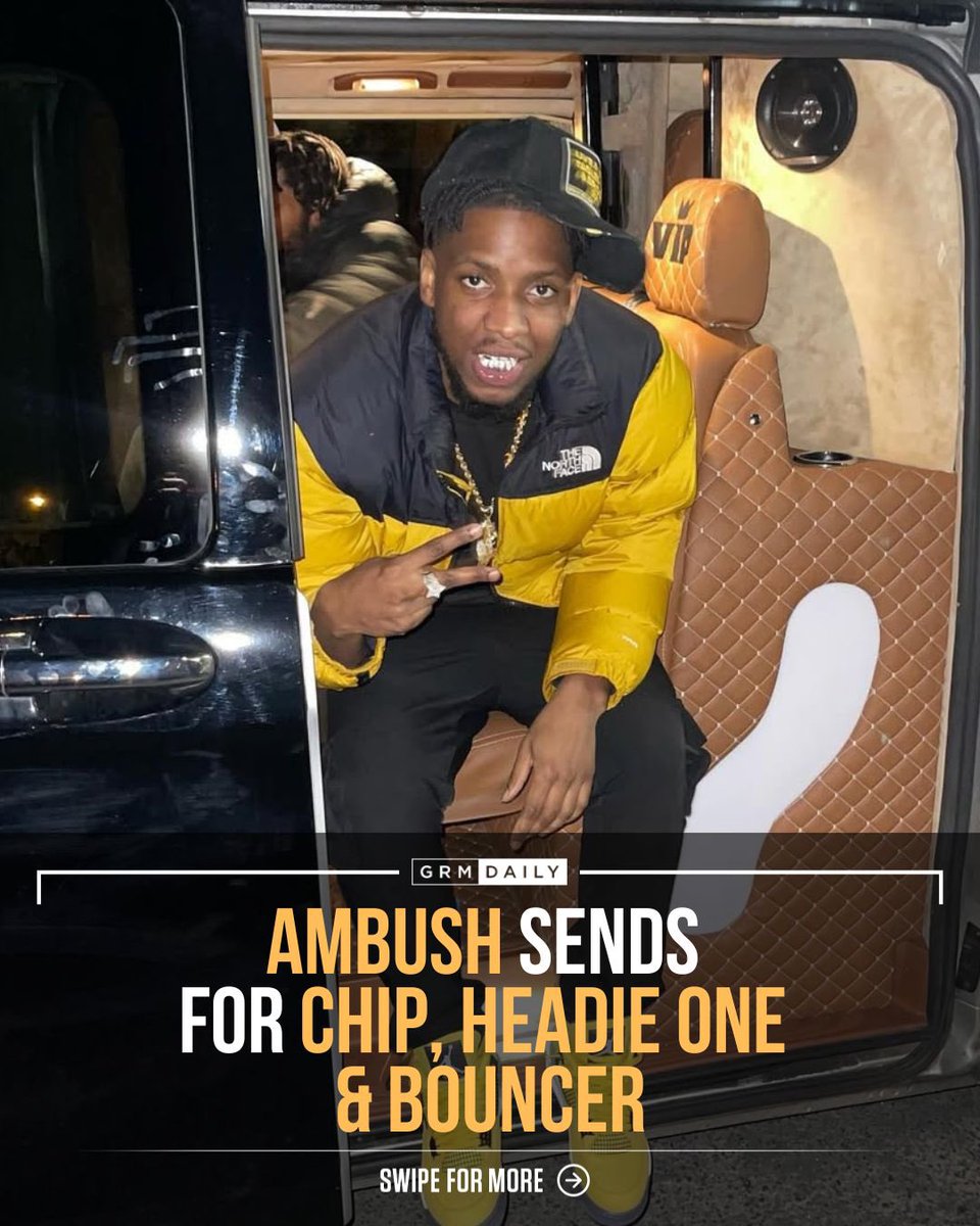 GRMDAILY's tweet image. Ambush drops his second diss track and sends for Chip, Bouncer and Headie One 🥊🎤