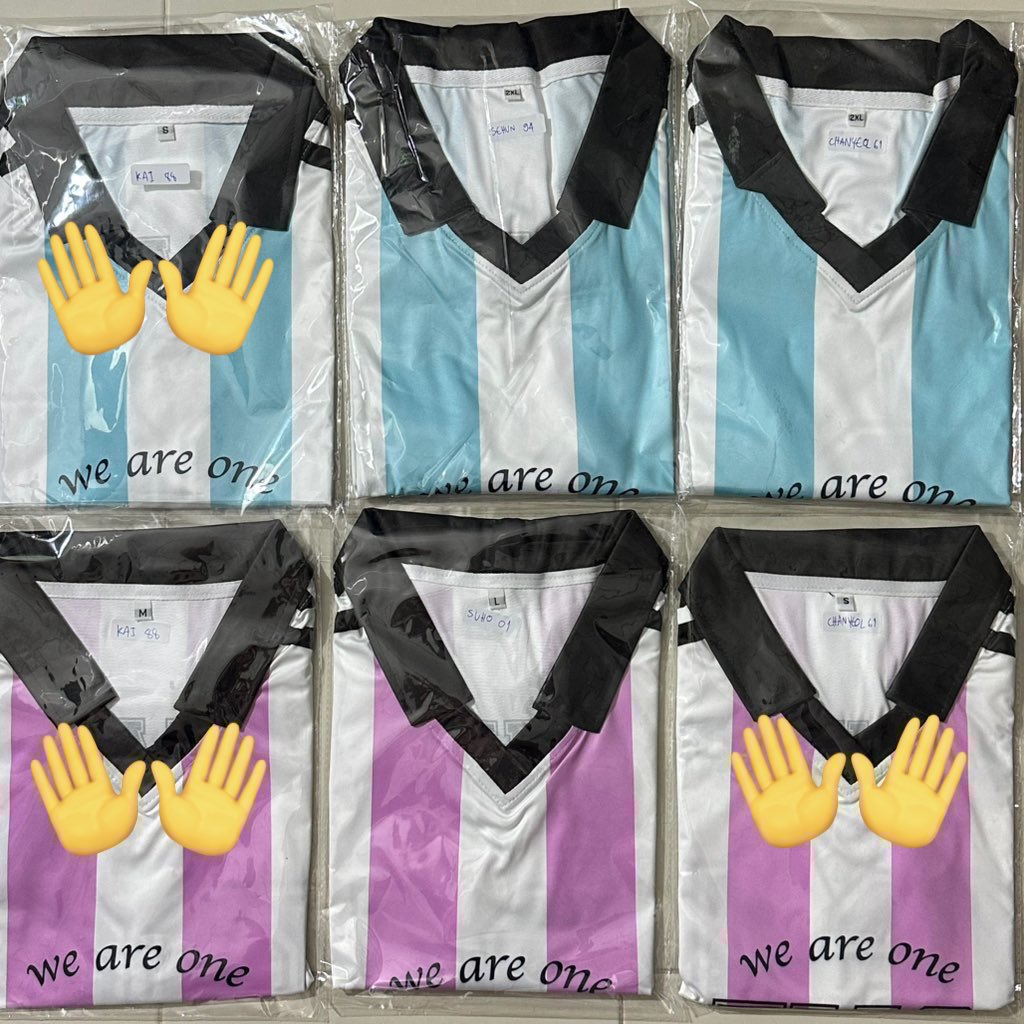 www1485com's tweet image. พร้อมส่ง exo jersey
💌ราคา 150 บาททุกไซส์
ฟ้า🩵
- เซฮุน 2XL
- ชานยอล 2XL
ชมพู🩷
- ซูโฮ L
📮สั่งซื้อทักdmเท่านั้นนะคะ
3 ตัวสุดท้าย มาช่วยซื้อหน่อยคับทุกคน สภาพดี100%😭
#ตลาดนัดexo #ตลาดนัดเอ็กโซ