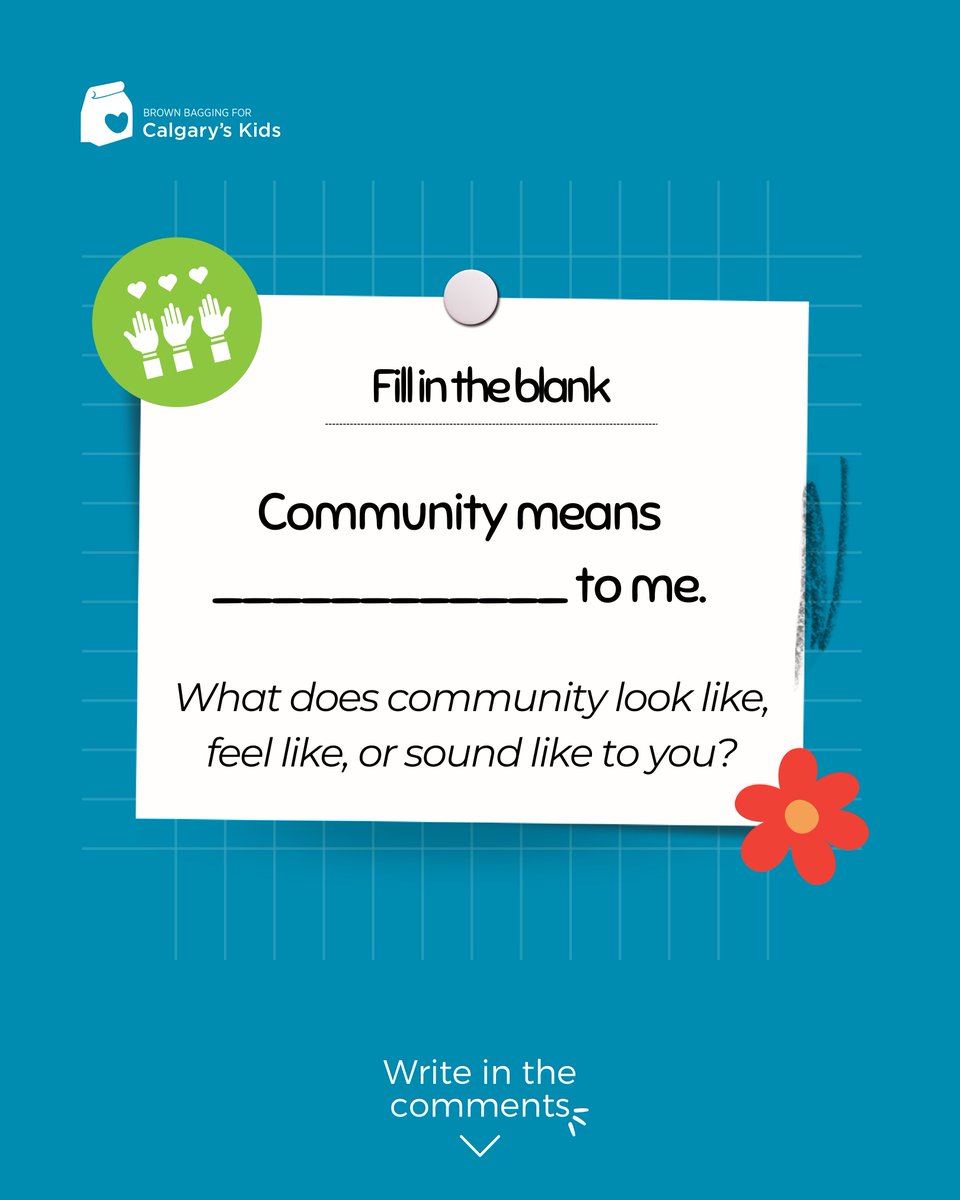 Community means ______ to me.
We couldn't do what we do without community — the people who show up, give back, and care deeply. 🧡
Reply and tell us what community means to you!

#BB4CK #YYC #CommunitySupport #Nonprofit #Together #giveback