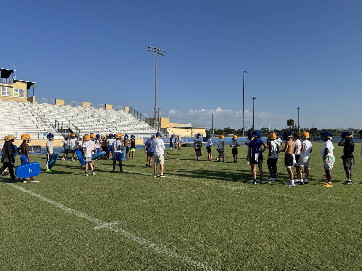 Second stop: <a href="/CHSTarponFB/">Charlotte Tarpon Football</a>

The Fighting Tarpons also kicked off preseason practice this morning.

You’ll hear from them and Lemon Bay tonight on <a href="/winknews/">WINK News</a>.