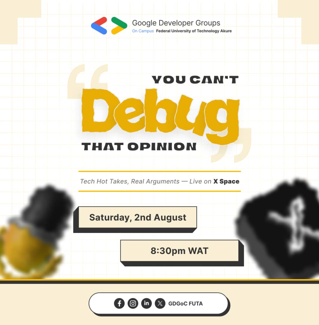 Google Developer Groups on Campus FUTA tweet media