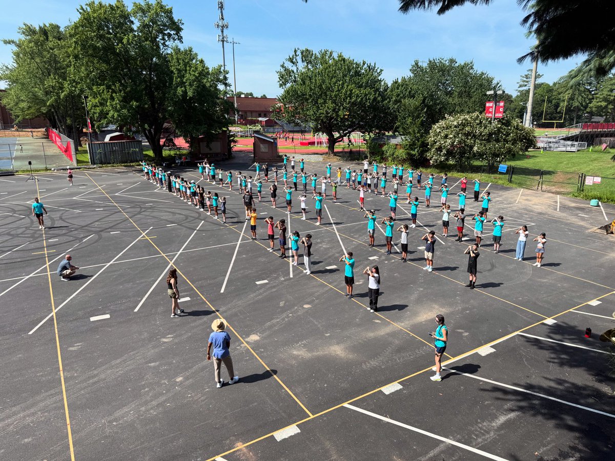 McLean Band Rookie Class 2025! About to take our first step. It’s going to be a great year.