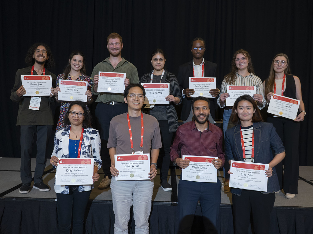 Basic Cardiovascular Sciences (BCVS) Early Career (@bcvsearlycareer) on Twitter photo 🎉Congratulations to our #BCVS25 Early Career Poster Competition winners! Keep up the amazing science! <a href="/AHAScience/">AHA Science</a> <a href="/BarefieldD/">Dave Barefield, PhD</a> <a href="/ChiFungLeePhD/">Dr. Chi Fung Lee</a> <a href="/S_HamiltonLab/">Shanna Hamilton</a> <a href="/peihengg_heart/">Peiheng Gan</a> <a href="/SusmitaSahooPhD/">Susmita Sahoo</a> <a href="/DrHelenECollin1/">Dr. Helen E. Collins</a> <a href="/psatolab/">Sato Lab 🫀</a> <a href="/mingtao_zhao/">Mingtao Zhao PhD @ NCH/OSU</a> <a href="/mkontari/">Maria Kontaridis</a> <a href="/SeanM_Wu/">Sean M Wu, MD PhD</a> <a href="/arianneinthelab/">Arianne Caudal</a> <a href="/JonPHeart/">Jon Pagtakhan</a> 🎉Congratulations to our #BCVS25 Early Career Poster Competition winners! Keep up the amazing science! <a href="/AHAScience/">AHA Science</a> <a href="/BarefieldD/">Dave Barefield, PhD</a> <a href="/ChiFungLeePhD/">Dr. Chi Fung Lee</a> <a href="/S_HamiltonLab/">Shanna Hamilton</a> <a href="/peihengg_heart/">Peiheng Gan</a> <a href="/SusmitaSahooPhD/">Susmita Sahoo</a> <a href="/DrHelenECollin1/">Dr. Helen E. Collins</a> <a href="/psatolab/">Sato Lab 🫀</a> <a href="/mingtao_zhao/">Mingtao Zhao PhD @ NCH/OSU</a> <a href="/mkontari/">Maria Kontaridis</a> <a href="/SeanM_Wu/">Sean M Wu, MD PhD</a> <a href="/arianneinthelab/">Arianne Caudal</a> <a href="/JonPHeart/">Jon Pagtakhan</a>
