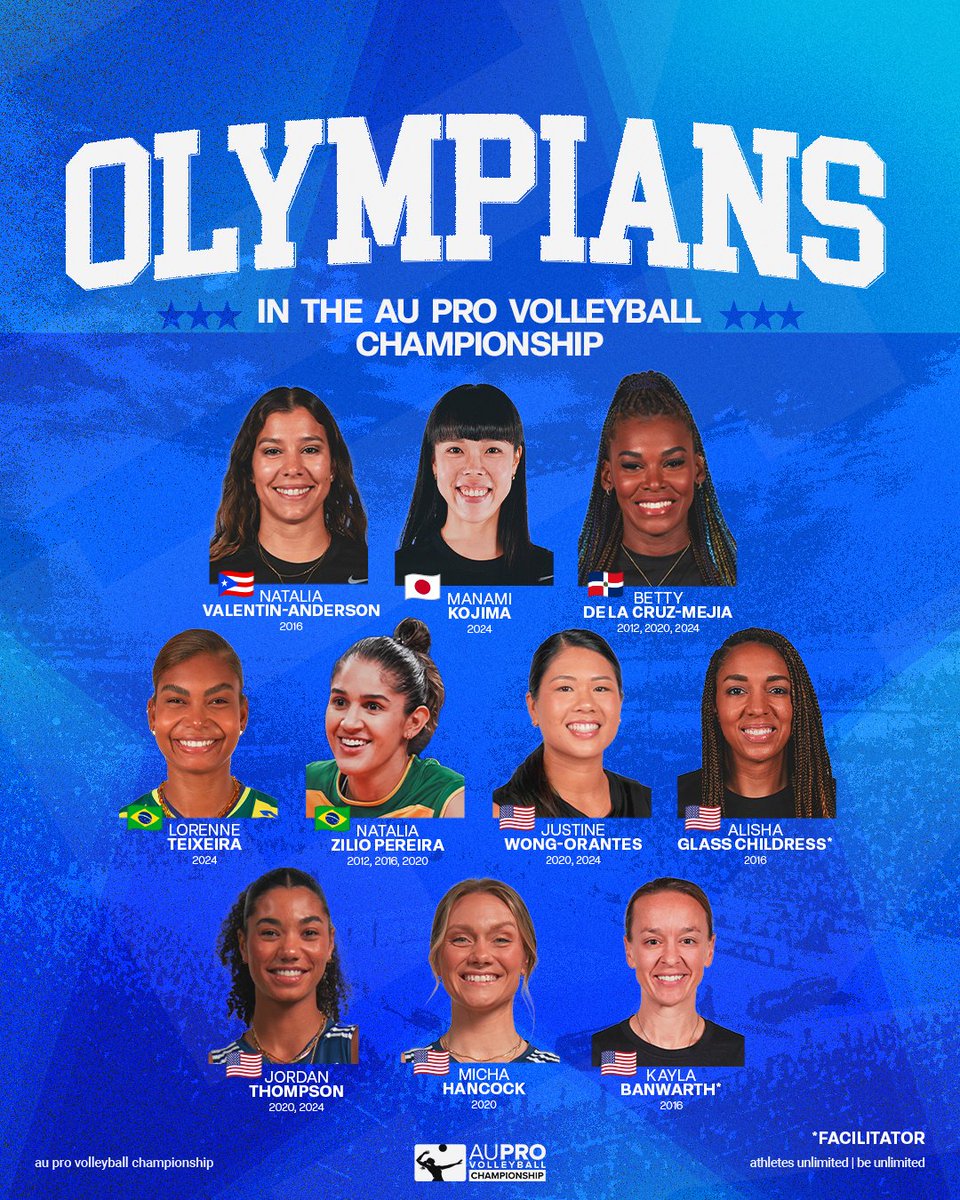 oh no big deal... just a bunch of Olympians on our 2025 Championship roster 🤷‍♀️

#AUProVB