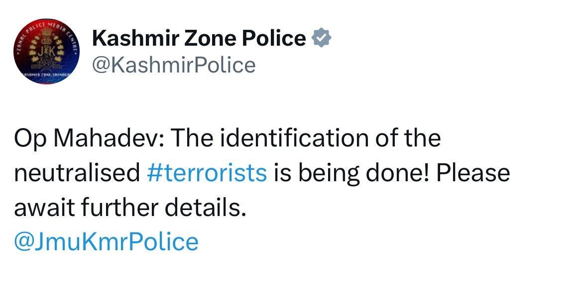 #OperationMahadev