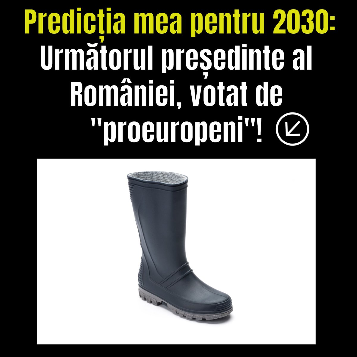mariandidthis's tweet photo. #Romania #Politica #Proeuropeni #Absurd #Alegeri2030 #Incompetenta #Vot2030 #CizmaPresedinte #IQ40

O cizmă! 🤦‍♂️ https://t.co/d6O7QXoEkZ