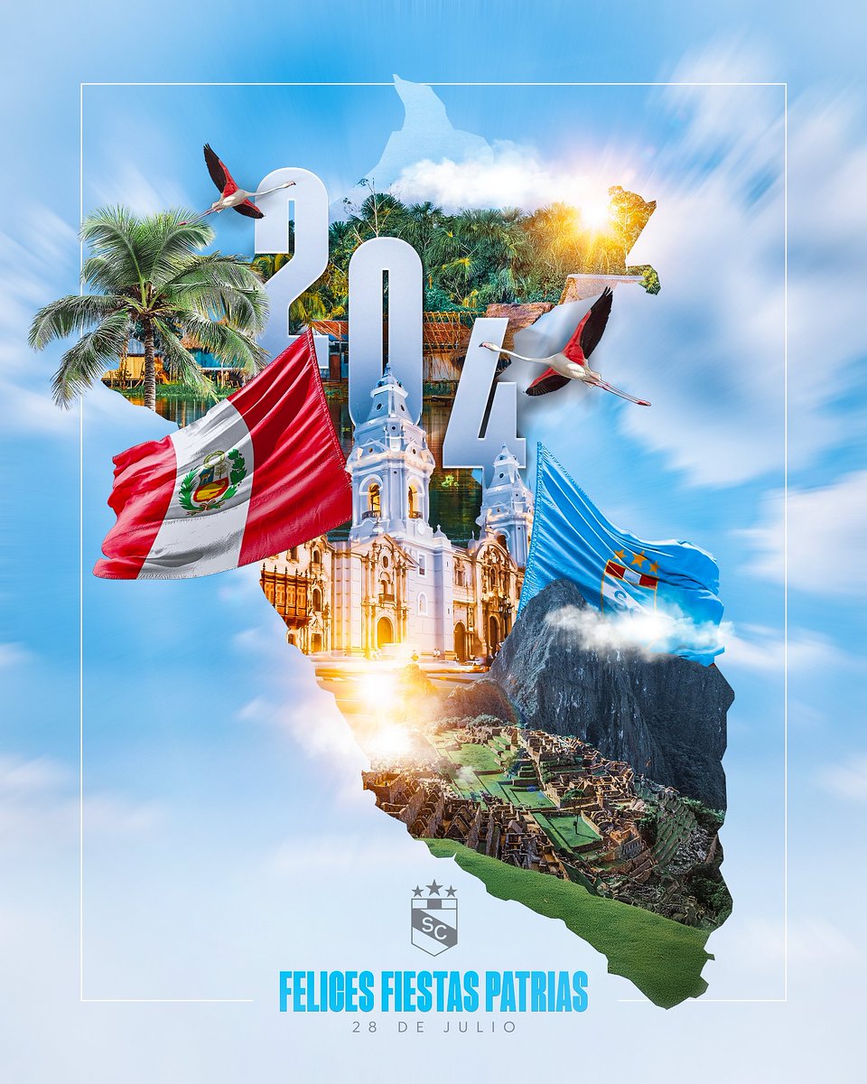 🇵🇪 ¡Feliz Día, Perú!

Desde el Rímac, la Familia Celeste celebra a la patria que nos inspira a darlo todo dentro y fuera de la cancha.

Orgullosos de llevar siempre tus colores en nuestro escudo. 

¡Que viva el Perú! 🩵

#FuerzaCristal