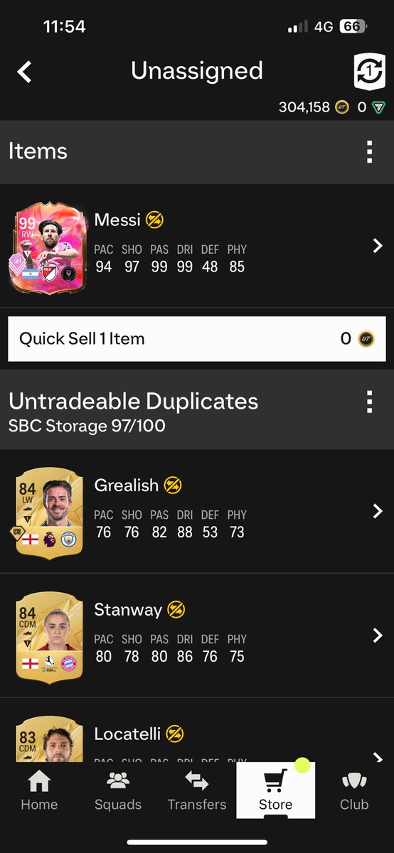 anthdickinson's tweet photo. @Jake_FutTrading Packed Messi and Ronaldo in the space of 4 days. Messi from 81+ and Ronaldo from 75+. No Cruyff ..yet👀 https://t.co/DBFXmVeqbc