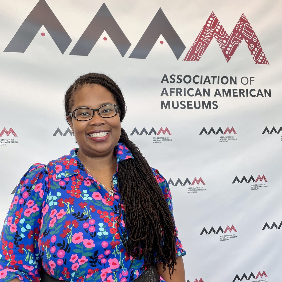 Even during the summer our faculty is hard at work! Here is Dr. Melissa Stuckey, Associate Professor and Director of Public History, at the African American Association of Museums Conference, which was held in Charleston last week.