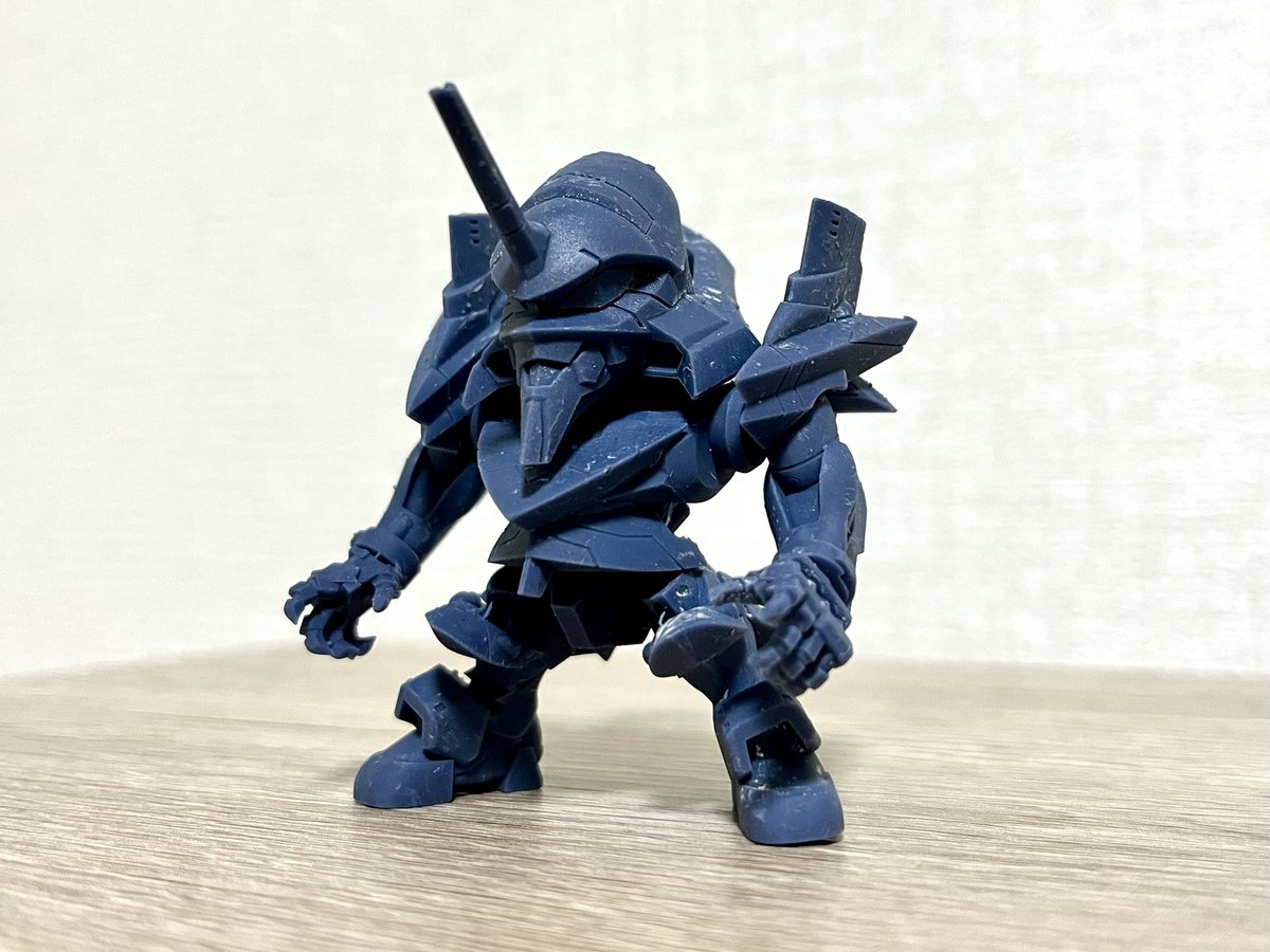 7c3_hobby's tweet image. 昨日ワンフェスで購入したものをパーツチェックしつつ仮組みの3個目

コン僕さんのエヴァ初号機F型

デフォルメのバランスがとても好き。プラ棒さえあればサクサク組めるのでとてもいい

 #WF2025S