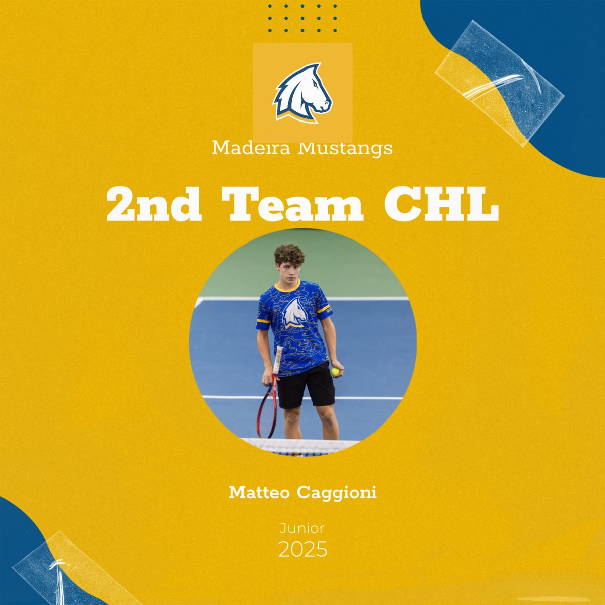 Madeira Ath Dept. (@madeiraath) on Twitter photo CHL Honors
Matteo Caggioni - 2nd Team CHL Honors
Matteo Caggioni - 2nd Team