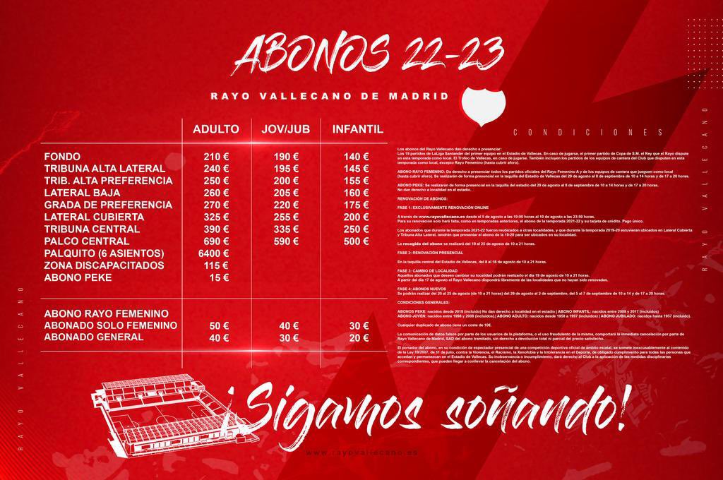 GoldeMichu's tweet image. En la 22/23 pagué 200€ por el abono, el año pasado sin ir más lejos 270€ y ahora en la 25/26 voy a pagar 370€ , una subida de prácticamente el doble en 4 temporadas (misma localidad y condiciones de edad)

Inexplicable. Que pena todo…