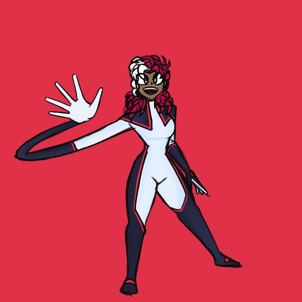 sketchy_toast's tweet image. Draw a doodle of red or Rebecca so Ah... Yeah good Night or morning