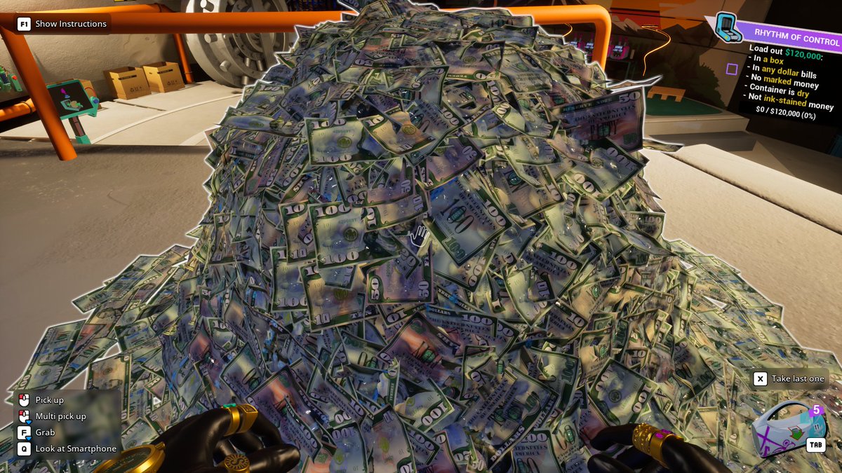 1) The In progress box
2) The I don't think I need those dryers anymore...although they are effective at drying bound packs...#cashcleanersimulator ...🙏🎧🚗