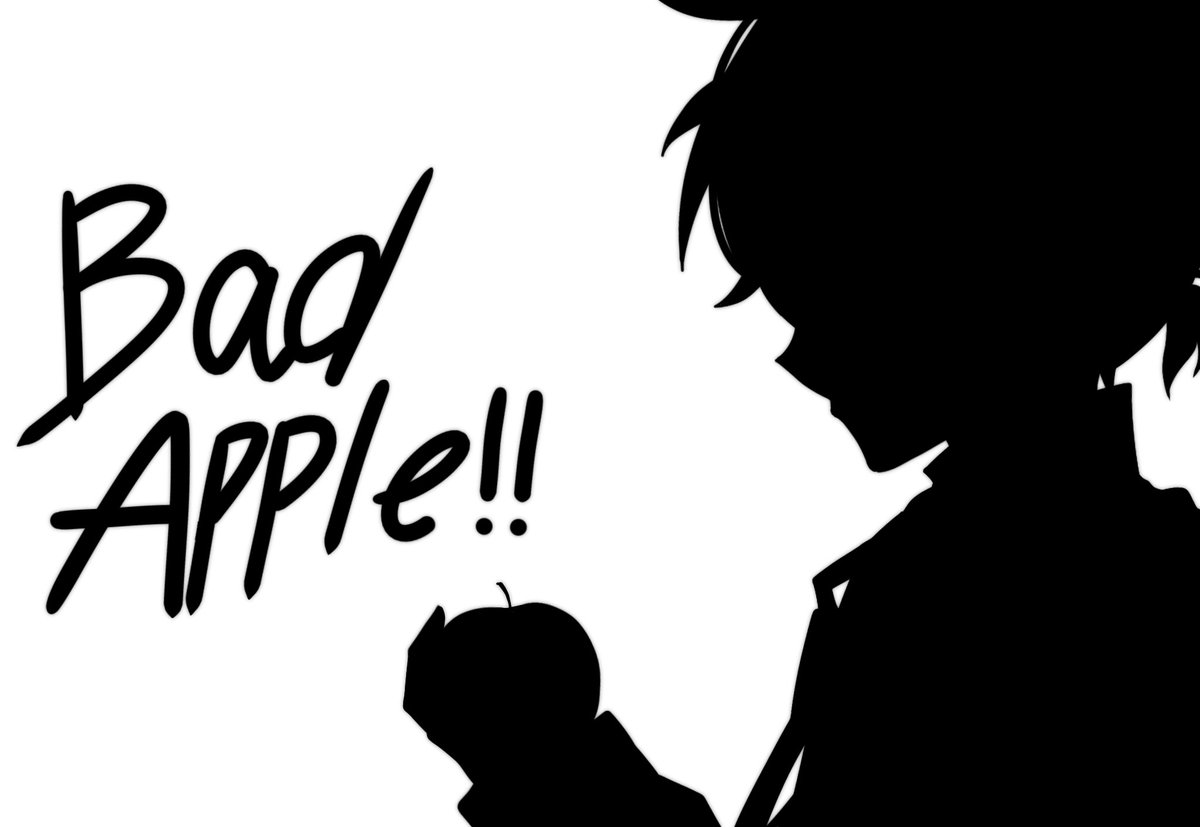 yuki__250's tweet image. #jack_art #gemini_art #Ryu_art #onyu_art 
Bad Apple!!