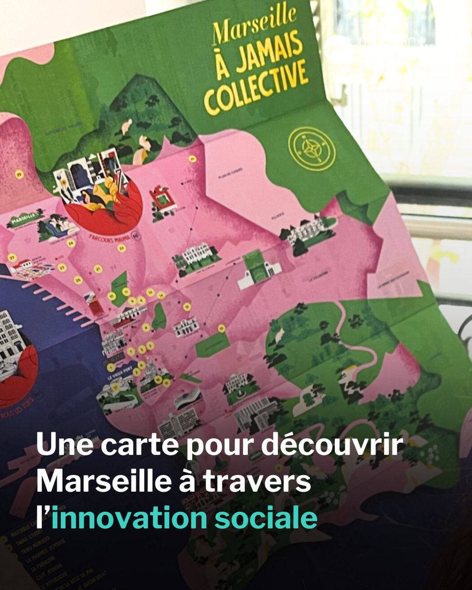 MadeMarseille's tweet image. 🗺️ Marseille Solutions publie une carte qui répertorie 30 lieux emblématiques de l'innovation sociale à travers la cité phocéenne.
➡️ tinyurl.com/3jsrw7h8