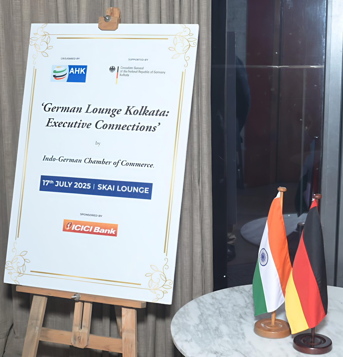 German Consulate Kolkata 🇪🇺🇩🇪🇺🇦 (@germany_kolkata) on Twitter photo 🇩🇪🇮🇳 The German Consulate Kolkata, in collaboration with <a href="/IndoGerman/">Indo-German Chamber of Commerce</a> and <a href="/GI_Kolkata/">Goethe-Institut Kol</a>, was pleased to support and participate in the 2nd German Lounge – a premier gathering for the Indo-German business community of East India.
📷© IGCC 🇩🇪🇮🇳 The German Consulate Kolkata, in collaboration with <a href="/IndoGerman/">Indo-German Chamber of Commerce</a> and <a href="/GI_Kolkata/">Goethe-Institut Kol</a>, was pleased to support and participate in the 2nd German Lounge – a premier gathering for the Indo-German business community of East India.
📷© IGCC