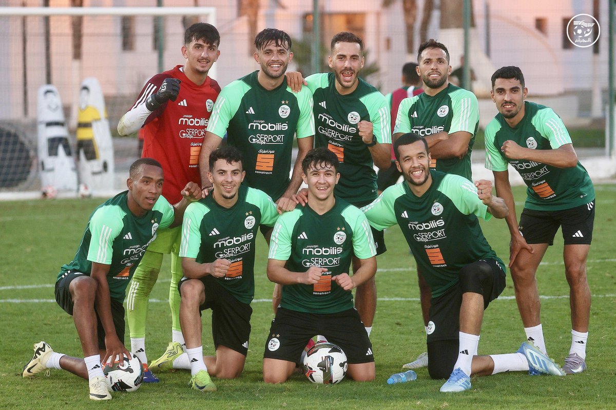 duncangutse's tweet image. Algeria national team watched the Uganda Cranes match against Tanzania as part of their preparation before their clash at Namboole.