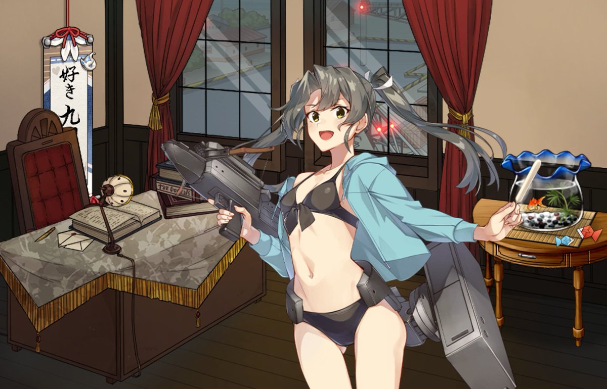 C0upjypT533LBSQ's tweet image. 瑞鶴の水着グラフィックいいね。✨️
自分がアメリカ艦の中でも好きなジョンストンの水着グラもいい感じ。
#艦これ