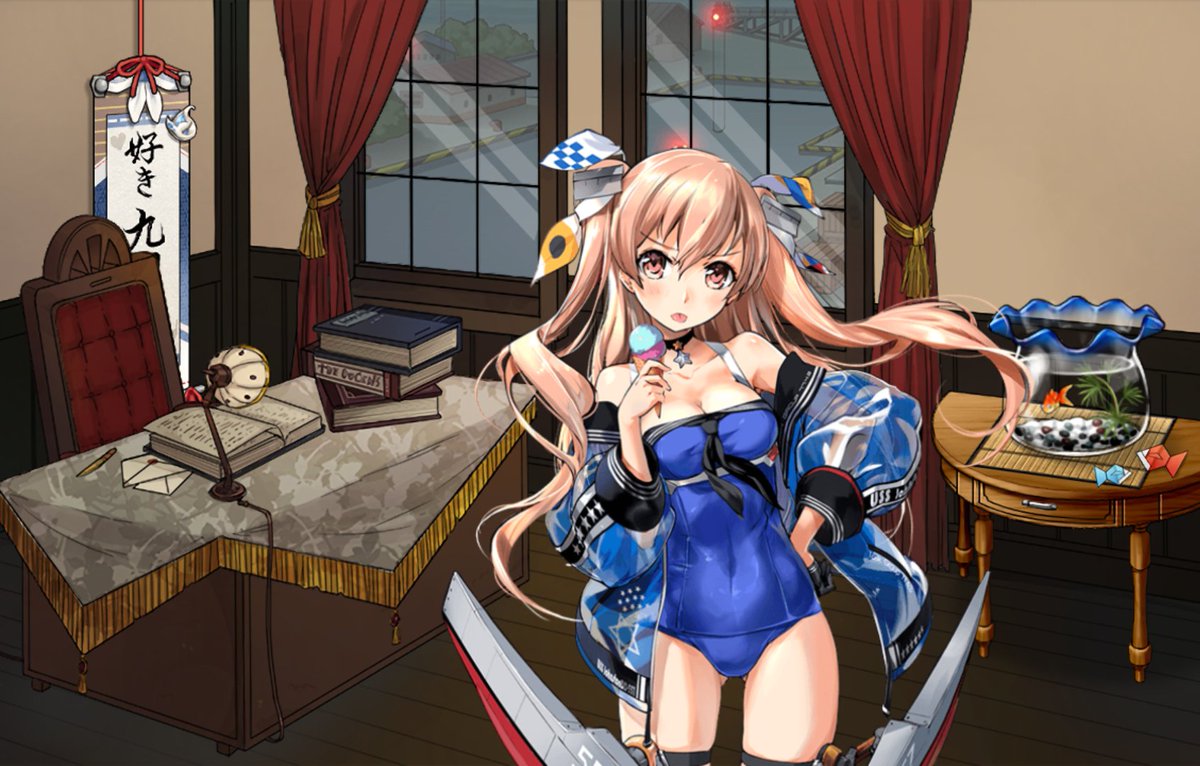C0upjypT533LBSQ's tweet image. 瑞鶴の水着グラフィックいいね。✨️
自分がアメリカ艦の中でも好きなジョンストンの水着グラもいい感じ。
#艦これ