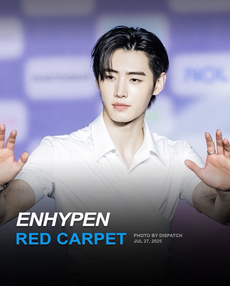PSHGlobalTeam's tweet image. [INSTAGRAM] 250728

@/koreadispatch shared ENHYPEN’s press photos from SBS Gayo Daejeon Summer, featuring Sunghoon as the preview image 🔥

Like, Comment and Share
🔗 instagram.com/p/DMnVz2WzcJW/…

#엔하이픈_성훈 #SUNGHOON 
#성훈 #ENHYPEN_SUNGHOON
