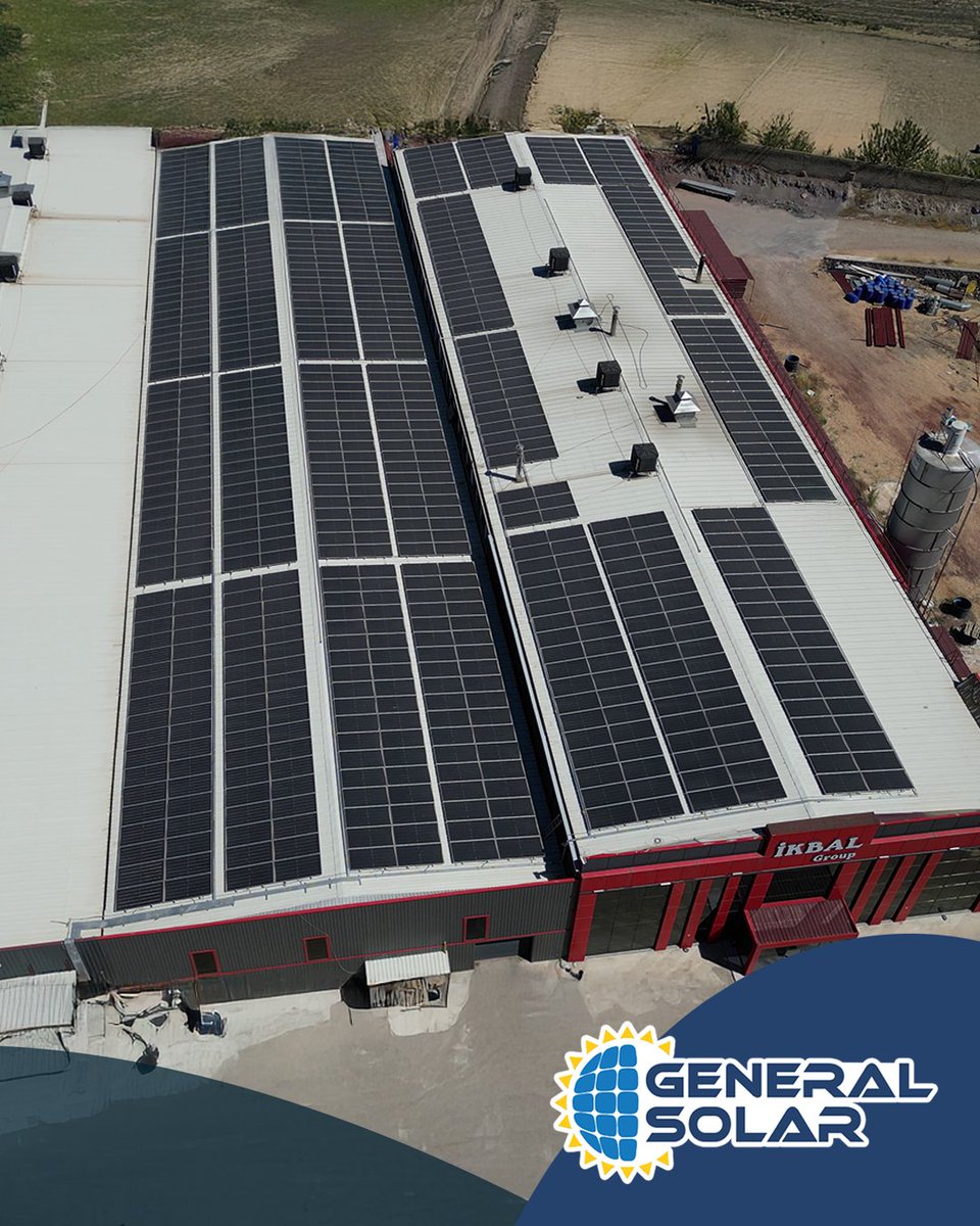 generalsolarr's tweet photo. İkbal Group doğadan aldığı güç ile sürdürülebilir enerji üretimine başlıyor. 🌟

Kilis’tee bulunan, toplam 510 kWp gücündeki İkbal Group Çatı GES Projesi devreye alındı.⚡

#generalsolar #ikbalgroup #sürdürülebilirenerji #çatıges https://t.co/RogCrRrH6y