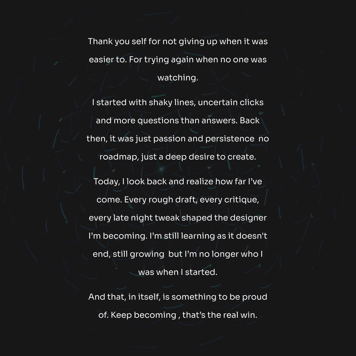 AMFAVOURED2's tweet image. Good morning designers🥰
Another week to breathe, to grow and to embrace the messy masterpiece called life
Never forget that while you are over thinking and doubting yourself, someone else is looking at you and wondering how you did it all
Keep going 🥰🥰🥰✨