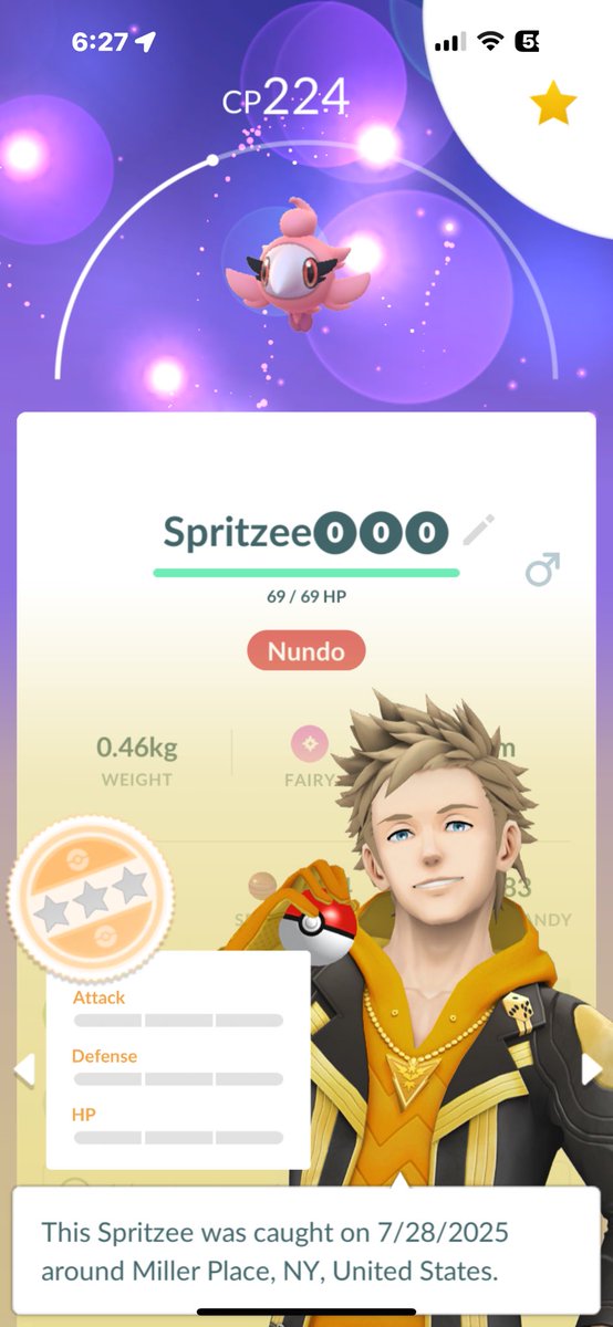 mttybllz's tweet image. Nundo Spritzee! Def my fav 
#PokemonGO #nundo