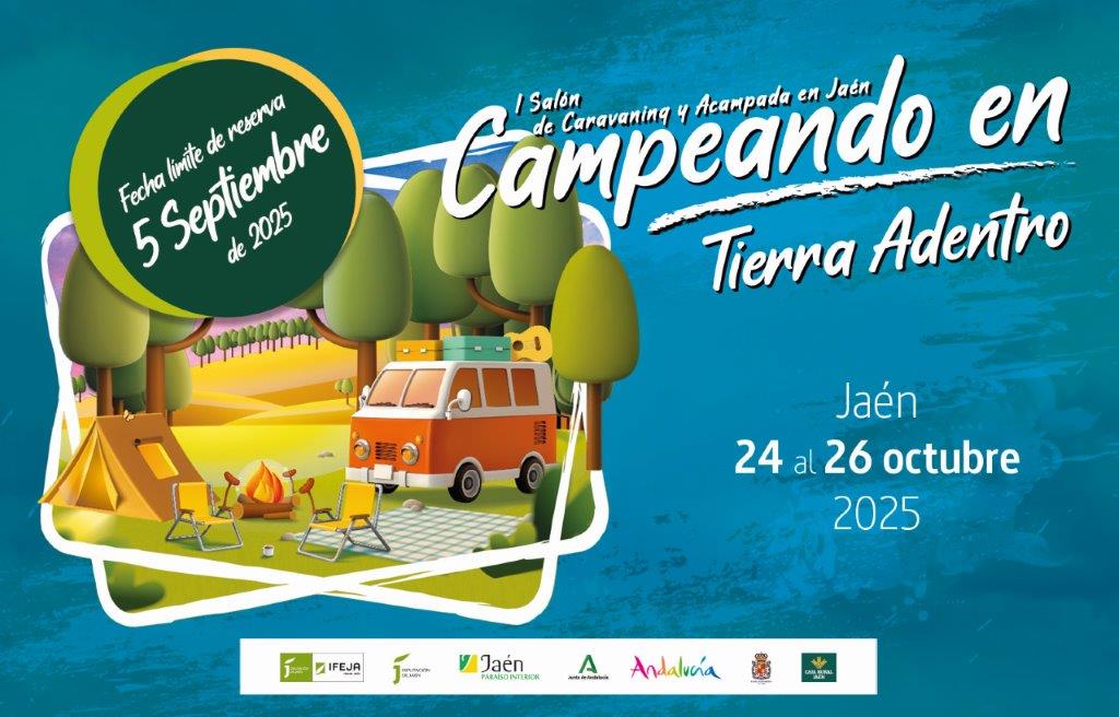 🌿¡NOVEDAD en #TierraAdentro2025!
🚐Llega #Campeando, el nuevo espacio para #Glamping, #Camping y #Caravaning en #ifeja.
📍 Del 24 al 26 de octubre
📝 Inscripciones abiertas hasta el 5 de septiembre
📩 Info y dossier 👉 ifeja.org/tierraadentro/…

#TurismoInterior #TurismoSostenible