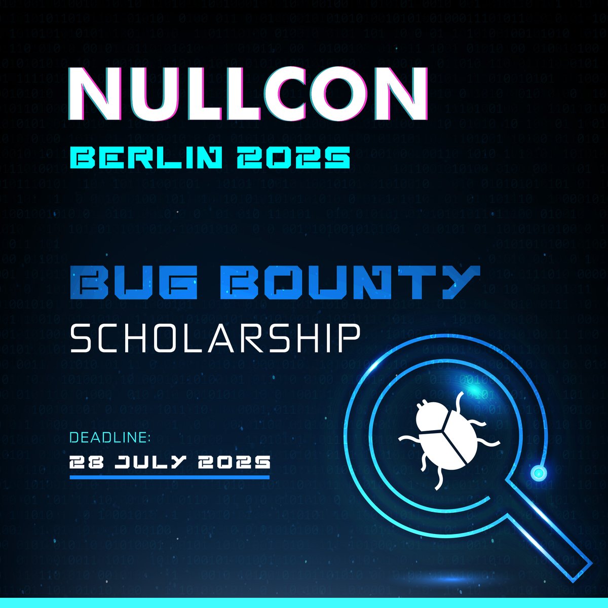nullcon's tweet image. Apply for our Bug Bounty Hunter Scholarship and win a Complimentary Conference Pass — your ticket to deep-dive talks, CTFs, &amp;amp; exclusive networking at one of Europe’s leading security events.

Apply Now: nullcon.net/berlin-2025/sc…
Deadline: 28th July 2025

#bugbounty #cybersecurity